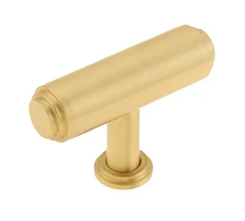 Frelan Burlington Belgrave T-Bar Cupboard Knob Satin Brass