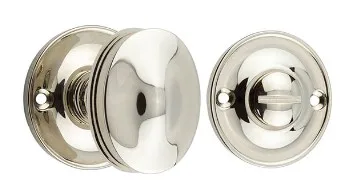 Frelan Burlington Berkely & Bloomsbury Bathroom Turn & Release Polished Nickel