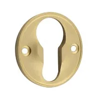 Frelan Burlington Berkely & Bloomsbury Euro Escutcheon Satin Brass