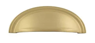 Frelan Burlington Cupboard Pull Satin Brass