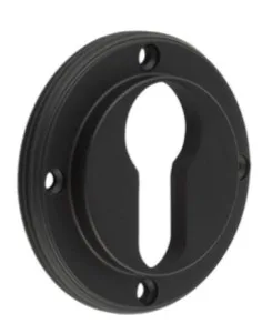 Frelan Burlington Euro Key Escutcheon Matt Black