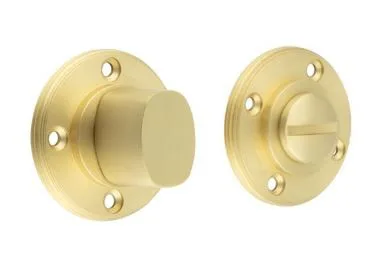 Frelan Burlington Inner Rounded Turn and Release Satin Brass