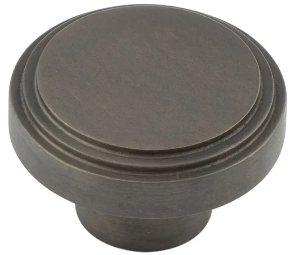 Frelan Hoxton Cropley Cabinet knob 40mm Dia. Dark Bronze