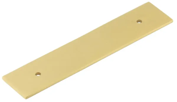 Frelan Hoxton Fanshaw 140mm x 30mm Backplate For Cabinet Handles Satin Brass