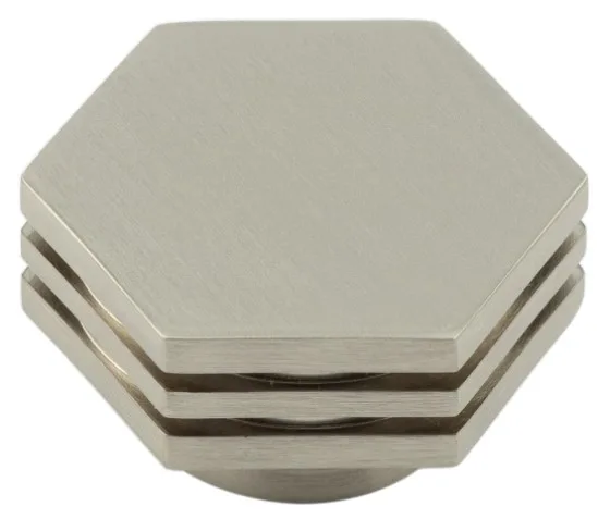 Frelan Hoxton Nile Cabinet knob 40mm Dia. Satin Nickel