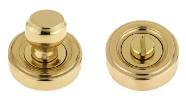 Frelan Parisian Bathroom Turn & Release Polished Brass