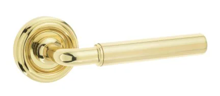 Frelan Parisian Elise Lever On Rose Polished Brass