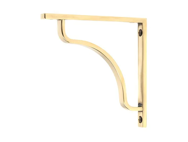 From The Anvil Aged Brass Abingdon Shelf Bracket 150mm x 150mm