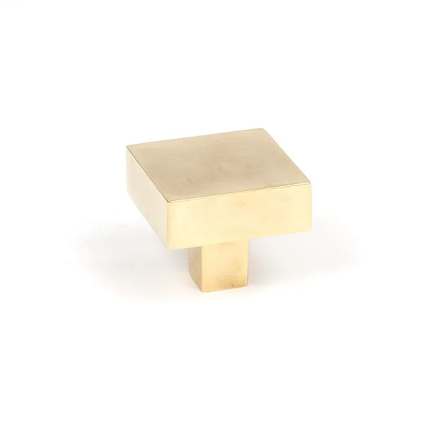 From The Anvil Aged Brass Albers Cabinet Knob 35mm