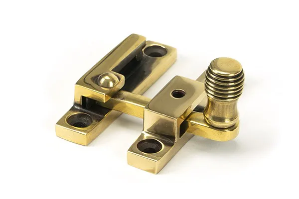 From The Anvil Aged Brass Beehive Quadrant Fastener Narrow