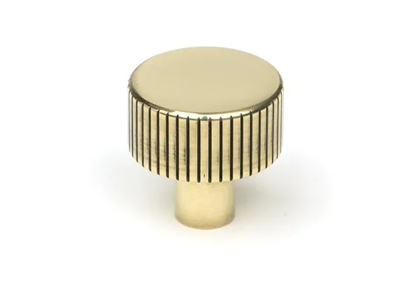 From The Anvil Aged Brass Judd Cabinet Knob 25mm (No Rose)