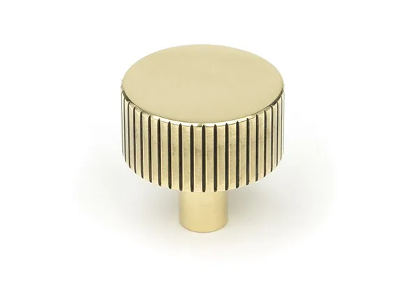 From The Anvil Aged Brass Judd Cabinet Knob 32mm (No rose)