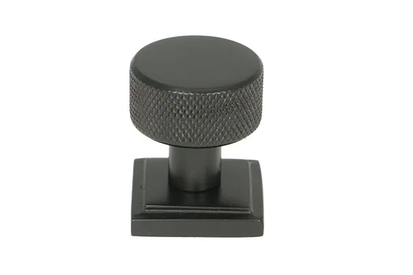 From The Anvil Aged Bronze Brompton Cabinet Knob 25mm (Square)