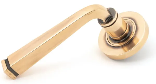 From The Anvil Avon Lever On Plain Round Rose Polished Bronze