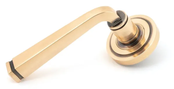 From The Anvil Avon Unsprung Lever On Art Deco Round Rose Polished Bronze