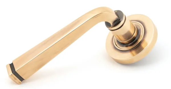 From The Anvil Avon Unsprung Lever On Plain Round Rose Polished Bronze