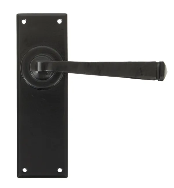 From The Anvil Black Avon Lever Latch Set