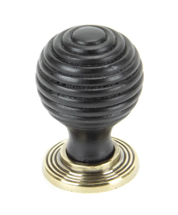 From The Anvil Ebony and AB Beehive Cabinet Knob 35mm