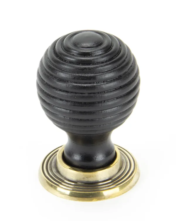 From The Anvil Ebony and AB Beehive Cabinet Knob 38mm