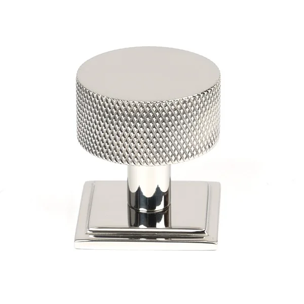 From The Anvil Marine Grade 316 Polished Stainless Steel Brompton Cabinet Knob 32mm (Square)