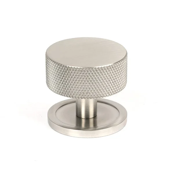 From The Anvil Marine Grade 316 Satin Stainless Steel Brompton Cabinet Knob 38mm (Plain)