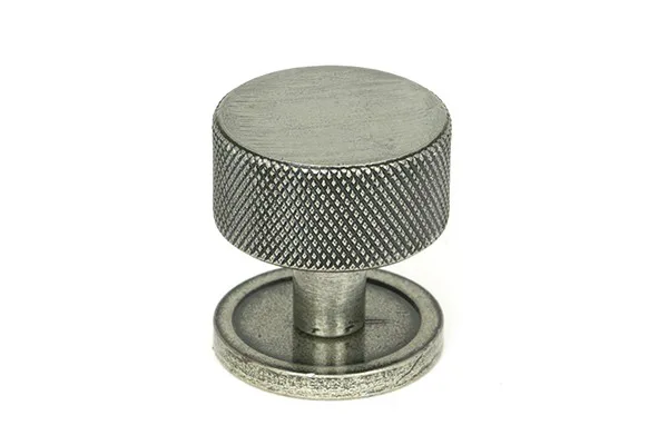 From The Anvil Pewter Brompton Cabinet Knob 32mm (Plain)