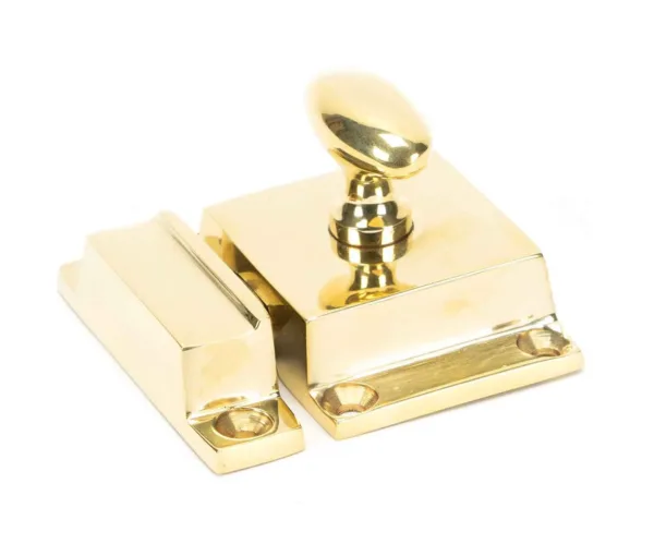 From The Anvil Polished Brass Cabinet Latch