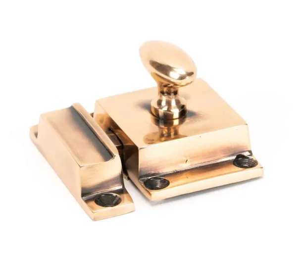 From The Anvil Polished Bronze Cabinet Latch