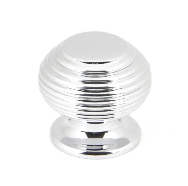 From The Anvil Polished Chrome 30mm Beehive Cabinet Knob