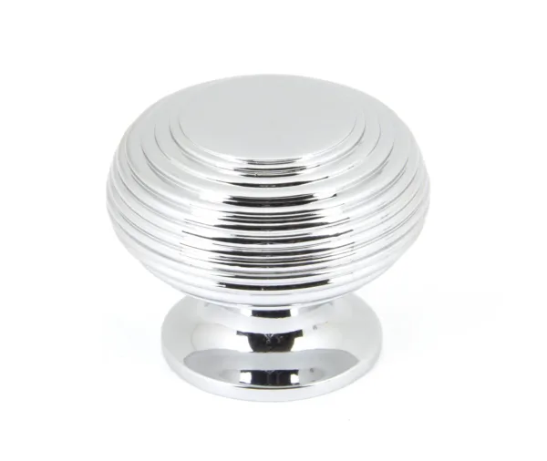 From The Anvil Polished Chrome 40mm Beehive Cabinet Knob