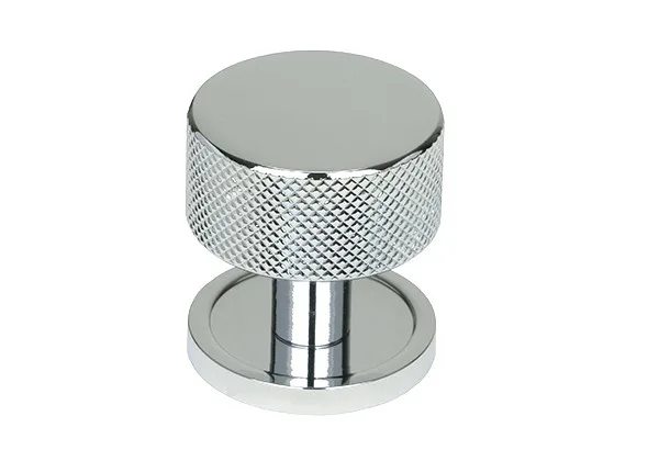 From The Anvil Polished Chrome Brompton Cabinet Knob 32mm (Plain)