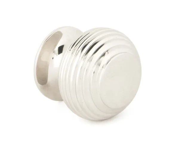 From The Anvil Polished Nickel Beehive Cabinet Knob 30mm