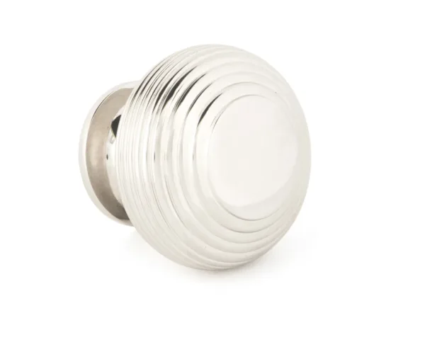 From The Anvil Polished Nickel Beehive Cabinet Knob 40mm