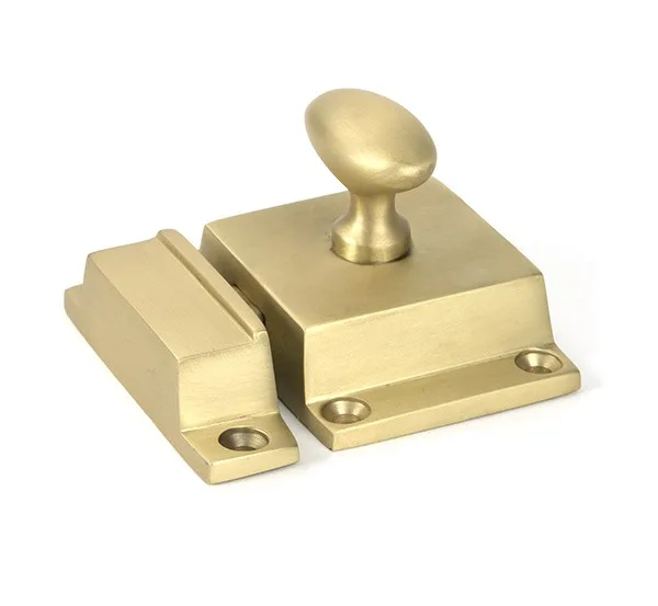 From The Anvil Satin Brass Cabinet Latch