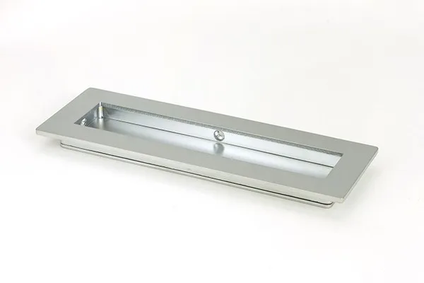 From The Anvil Satin Chrome 175mm Plain Rectangular Pull