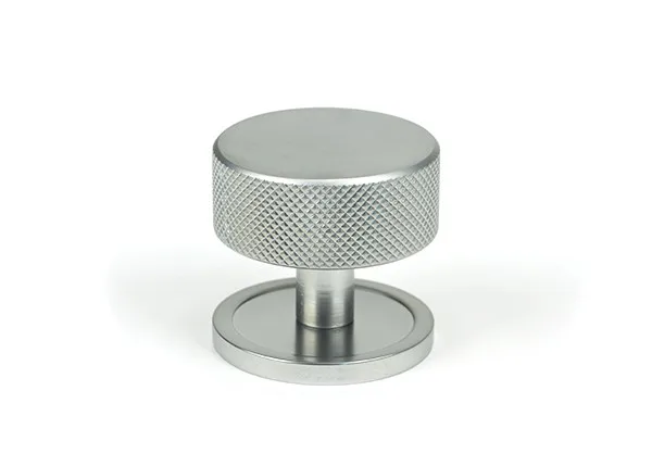 From The Anvil Satin Chrome Brompton Cabinet Knob 38mm (Plain)