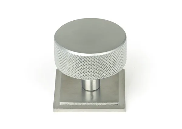 From The Anvil Satin Chrome Brompton Cabinet Knob 38mm (Square)