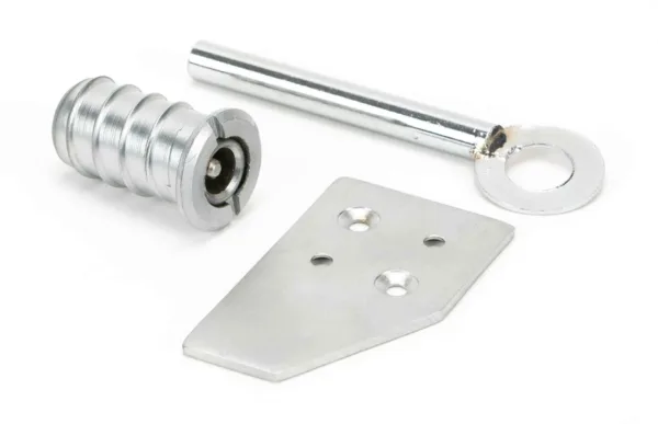 From The Anvil Satin Chrome Key-Flush Sash Stop