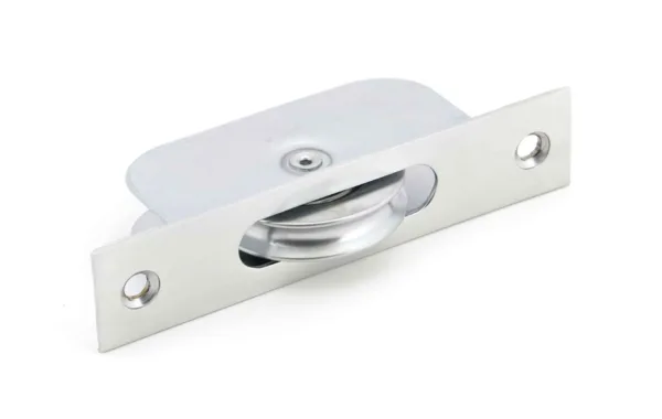 From The Anvil Satin Chrome Square Ended Sash Pulley 75kg