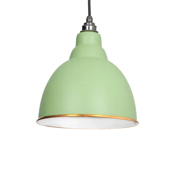 From The Anvil The Brindley Pendant in Sage Green