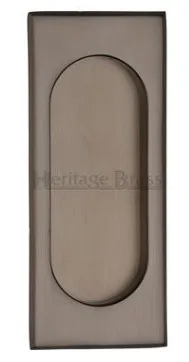 Heritage Brass 105mm Flush Pull Handle Matt Bronze