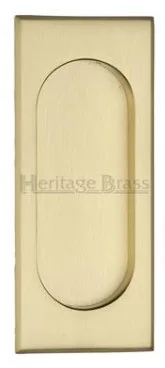 Heritage Brass 105mm Flush Pull Handle Satin Brass