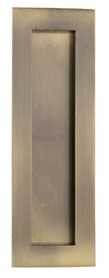 Heritage Brass 175mm x 58mm Rectangular Flush Pull Antique Brass