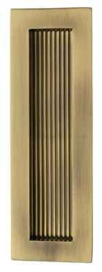 Heritage Brass 175mm x 58mm Reeded Rectangular Flush Pull Antique Brass