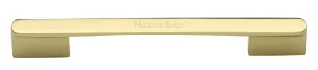 Heritage Brass Bridge Cabinet Pull Handle 192mm & 224mm Dual CTC Polished Brass