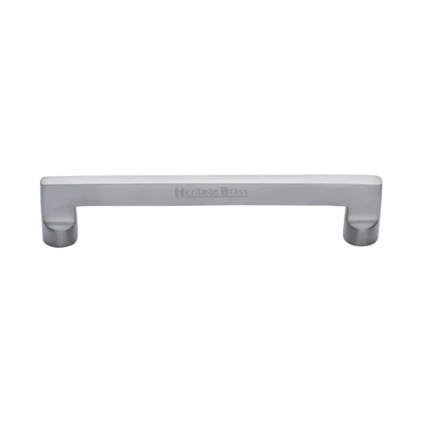 Heritage Brass Cabinet Pull Apollo Design 160mm CTC Satin Chrome Finish