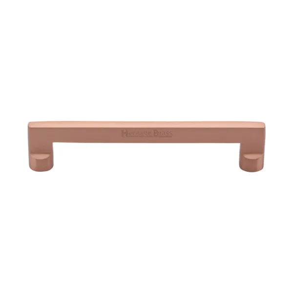 Heritage Brass Cabinet Pull Apollo Design 160mm CTC Satin Rose Gold Finish