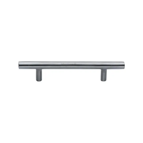 Heritage Brass Cabinet Pull Bar Design 101mm CTC Satin Chrome Finish