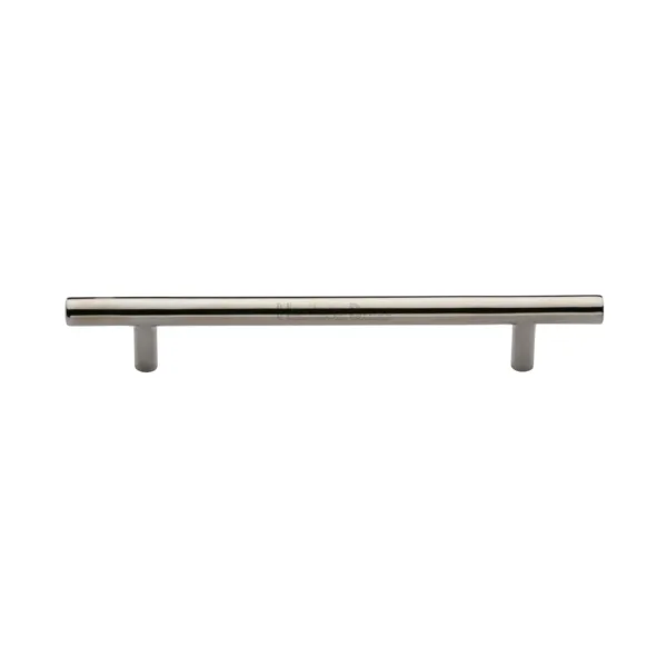 Heritage Brass Cabinet Pull Bar Design 160mm CTC Polished Nickel Finish