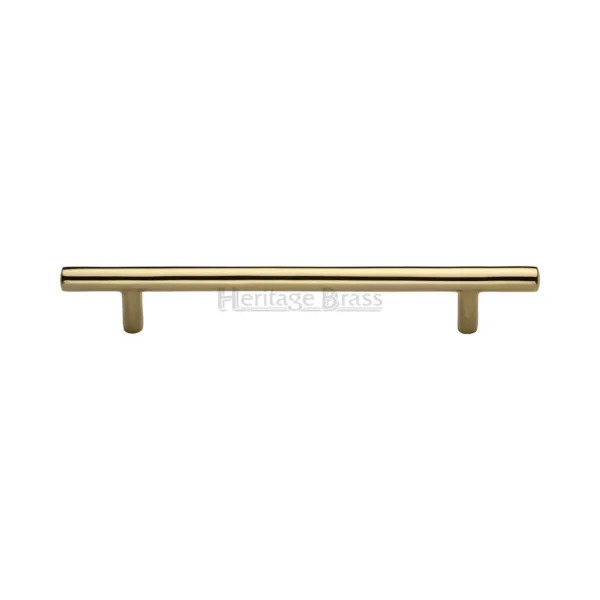 Heritage Brass Cabinet Pull Bar Design 203mm CTC Polished Brass Finish